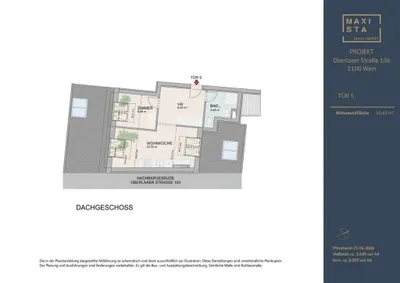 2-Zimmer-Wohnung kaufen in Wien – 45,42 m², € 304.300 – Bild 10 von 10