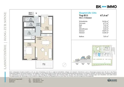 3-Zimmer-Wohnung kaufen in Graz-Umgebung – 67,4 m², € 325.000 – Bild 5 von 5