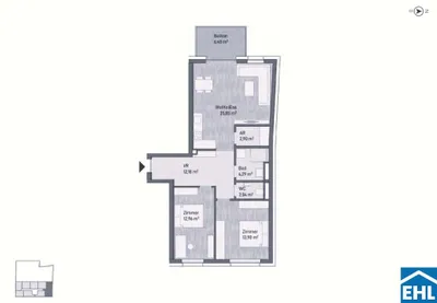 3-Zimmer-Wohnung kaufen in Graz – 74,12 m², € 407.860 – Bild 5 von 5