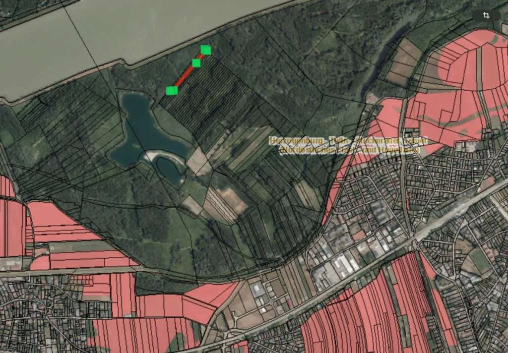 Au, Wald, Land und Forstwirtschaftlich genutztes Grundstück – pohled 2