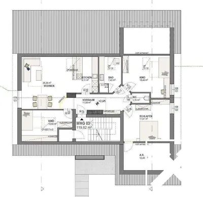 4-Zimmer-Wohnung mieten in Rohrbach – 104 m², € 950 – Bild 13 von 13