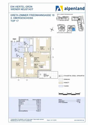 3-Zimmer-Wohnung mieten in Wiener Neustadt – 73,52 m², € 920 – Bild 7 von 7