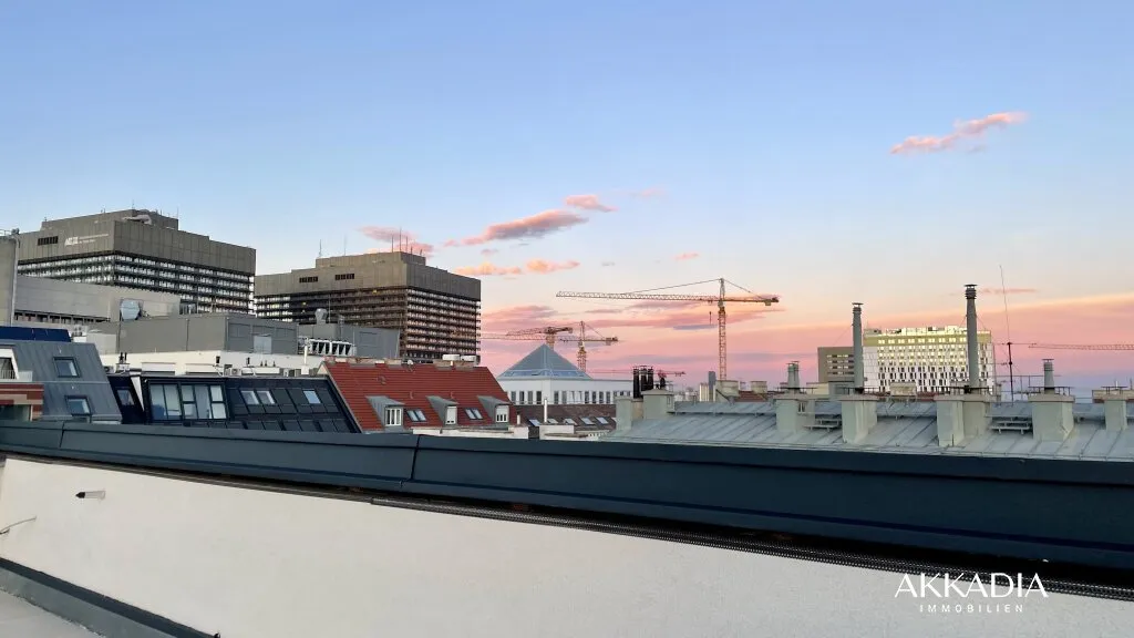 Exklusives Penthouse mit großzügiger Dachterrasse und traumhaftem Ausblick auf Wien - A\\ - Ansicht 3