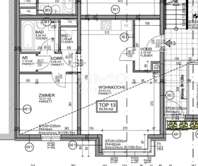 2-Zimmer-Wohnung mieten in Wien – 55,55 m², € 979 – Bild 14 von 14