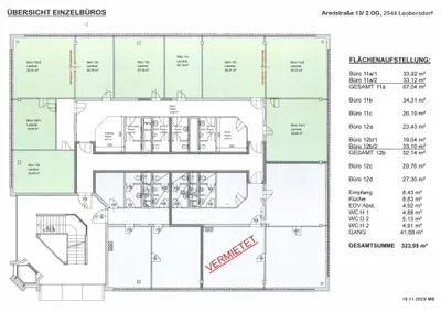2-Zimmer-Gewerbeimmobilie mieten in Baden – 69 m², € 895 – Bild 6 von 6