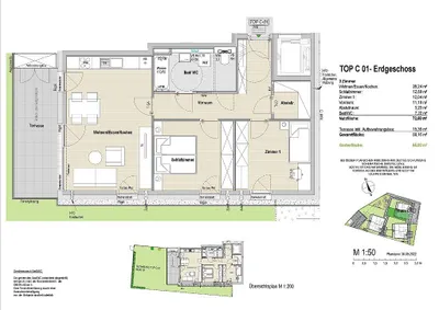 3-Zimmer-Wohnung kaufen in Salzburg Stadt – 72,8 m², € 699.800 – Bild 6 von 8