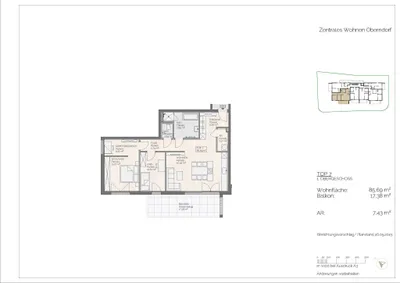 3-Zimmer-Wohnung kaufen in Salzburg-Umgebung – 85,69 m², € 461.000 – Bild 4 von 7