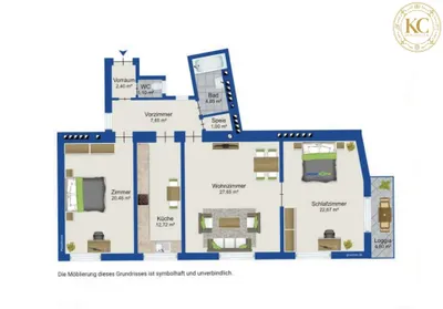 3-Zimmer-Wohnung mieten in Wien – 105 m², € 1.712 – Bild 22 von 22
