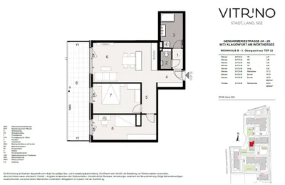 3-Zimmer-Wohnung mieten in Klagenfurt – 80,03 m², € 1.523 – Bild 14 von 14