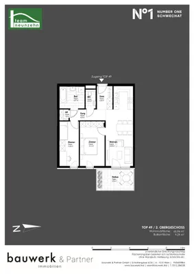 Immobilie kaufen in Bruck an der Leitha – 65,96 m², € 338.600 – Bild 15 von 15