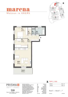 3-Zimmer-Wohnung kaufen in Krems an der Donau – 73,95 m², € 426.700 – Bild 24 von 24