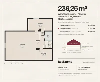 7-Zimmer-Haus mieten in Gänserndorf – 236 m², € 2.100 – Bild 23 von 25