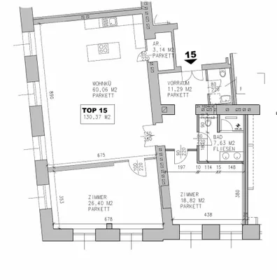 3-Zimmer-Wohnung mieten in Wien – 130,37 m², € 2.995 – Bild 13 von 13