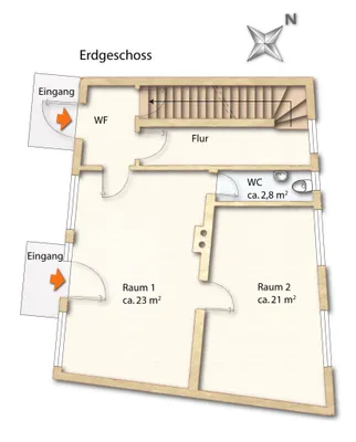 2-Zimmer-Gewerbeimmobilie mieten in Zell am See – 47 m², € 820 – Bild 7 von 7