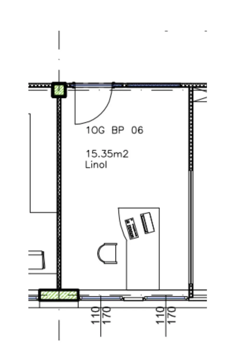 Büro zu vermieten - 15 m² im Business Park – pohled 2