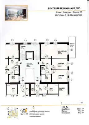 3-Zimmer-Wohnung mieten in Graz – 56,61 m², € 885 – Bild 10 von 10