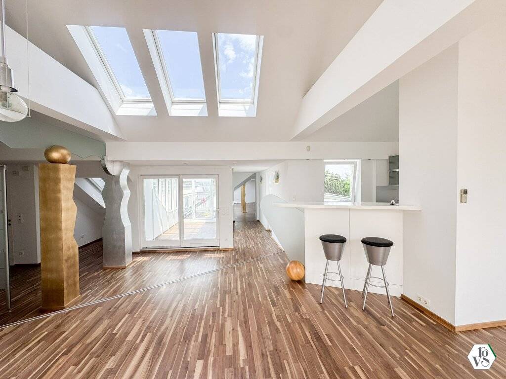 Exklusives Dachgeschoss-Loft mit Terrasse, Wintergarten und Garage im Herzen des 2. Bezirks - Ansicht 3