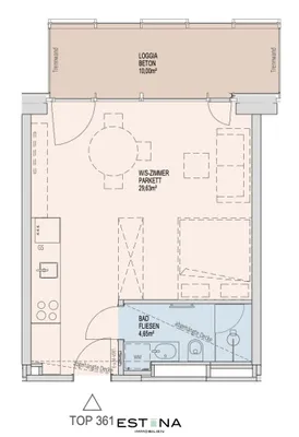 1-Zimmer-Wohnung mieten in Wien – 34,28 m², € 1.300 – Bild 18 von 18