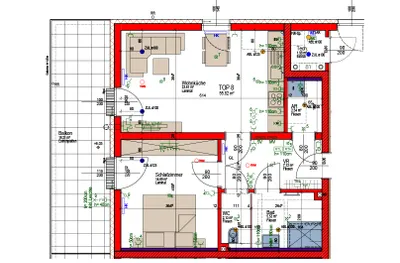 Wohnung mieten in Korneuburg – 55,82 m², € 696 – Bild 4 von 5