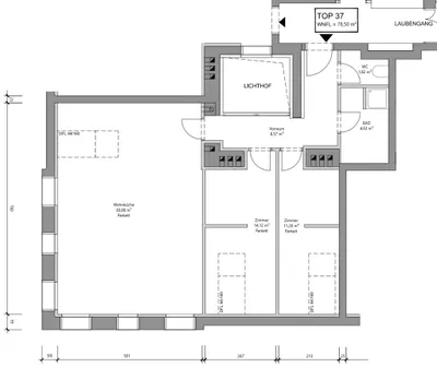 3-Zimmer-Wohnung kaufen in Wien – 78,5 m², € 585.000 – Bild 25 von 26