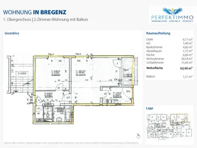 2-Zimmer-Wohnung kaufen in Bregenz – 62,9 m², € 295.000 – Bild 16 von 16