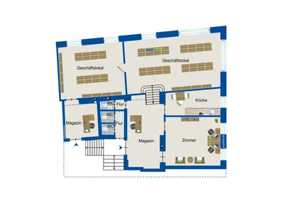 6-Zimmer-Gewerbeimmobilie mieten in Wien – 148 m², € 1.898 – Bild 9 von 9