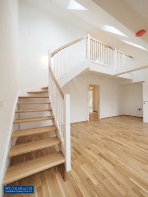 Dachgeschossmaisonette mit großem Balkon Top-Erstbezug – Bild 3