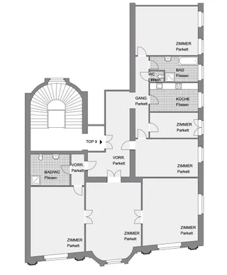 6-Zimmer-Wohnung mieten in Wien – 227 m², € 7.970 – Bild 22 von 22