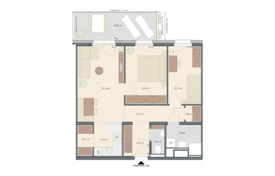 3-Zimmer-Wohnung kaufen in Wien – 68,19 m², € 455.000 – Bild 16 von 16