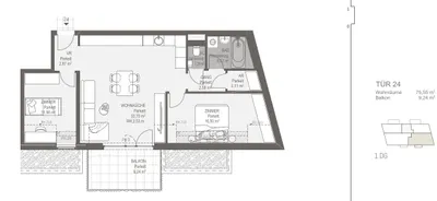 3-Zimmer-Wohnung kaufen in Wien – 75,55 m², € 527.820 – Bild 6 von 8