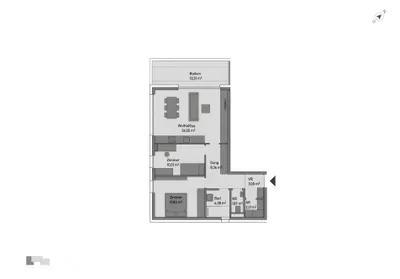 3-Zimmer-Wohnung kaufen in Graz – 71,31 m², € 466.836 – Bild 2 von 2