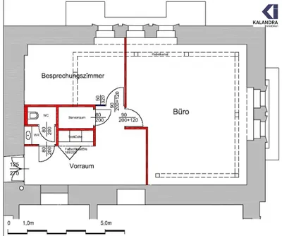 2-Zimmer-Gewerbeimmobilie mieten in Wien – 83 m², € 1.992 – Bild 2 von 3