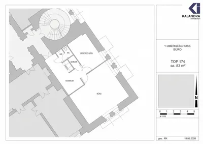 2-Zimmer-Gewerbeimmobilie mieten in Wien – 83 m², € 1.992 – Bild 3 von 3
