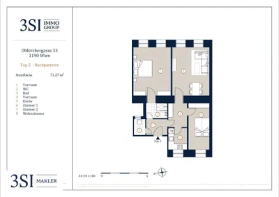3-Zimmer-Wohnung kaufen in Wien – 71,27 m², € 395.000 – Bild 24 von 24