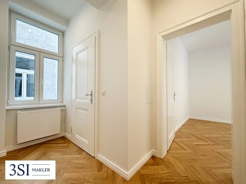 Einziehen & wohlfühlen: Hochwertiger 1-Zimmer-Erstbezug in eleganter Altbauliegenschaft - Ansicht 3