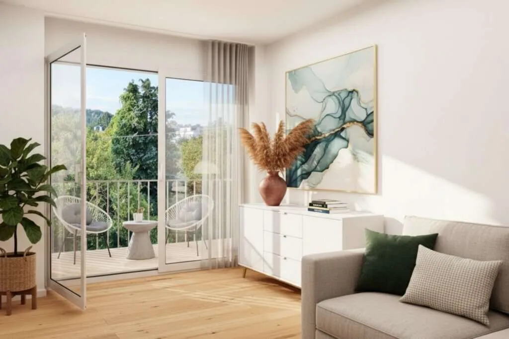 Ruhig gelegen, gut angebunden - 3-Zimmer-Wohnung mit zwei sonnigen Balkonen in Andritz - Ansicht 3