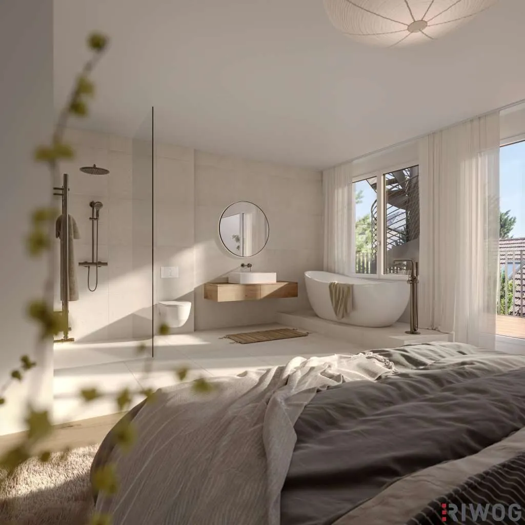 ERSTBEZUG | Exklusives Townhouse | Nähe Stadtplatz | Südwestseitiger Eigengarten und Dachgarten | Sole-Wasser-Wärmepumpe - Ansicht 3