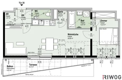 2-Zimmer-Wohnung kaufen in Wien – 53,08 m², € 365.600 – Bild 54 von 54