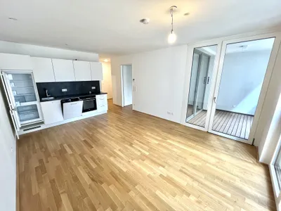 Donaumarina: Moderne 2 Zimmer-Wohnung mit Loggia samt Gym & Sauna zu mieten in 1020 Wien – Bild 2