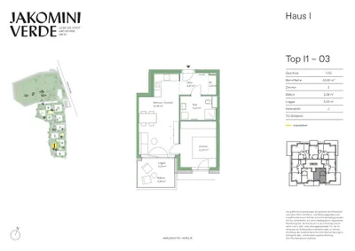 2-Zimmer-Wohnung mieten in Graz – 43,92 m², € 825 – Bild 10 von 10