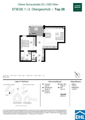 Immobilie kaufen in Wien – 53,8 m², € 478.000 – Bild 34 von 34