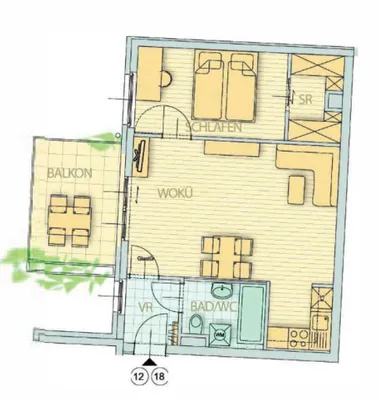 2-Zimmer-Wohnung kaufen in Wien – 47,58 m², € 319.000 – Bild 10 von 10
