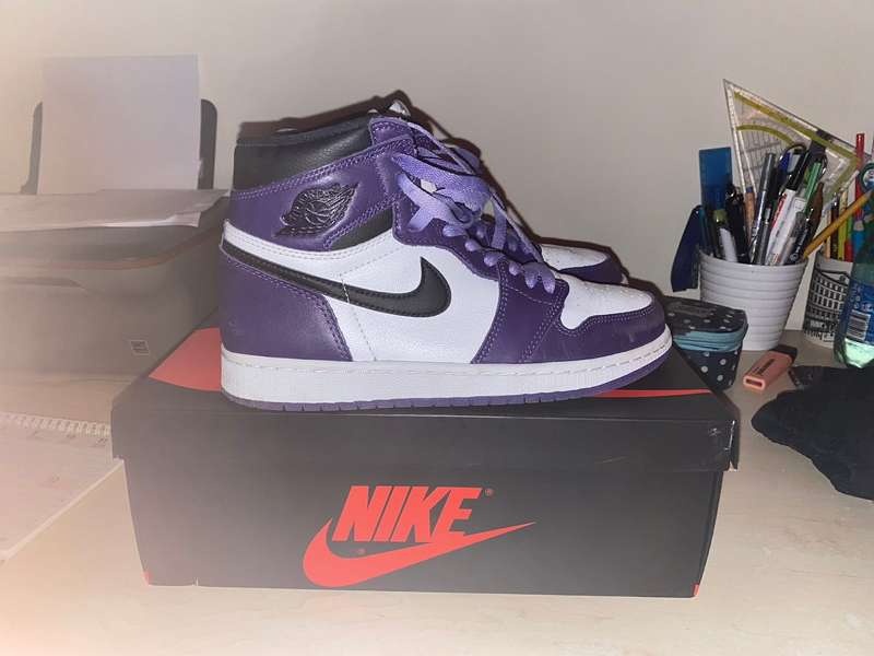 Air Jordan 1 court purple gr 40, € 80,- (1100 Wien) - willhaben