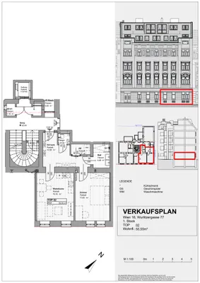 2-Zimmer-Wohnung kaufen in Wien – 55,55 m², € 233.000 – Bild 8 von 11