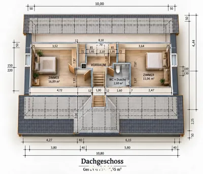 3-Zimmer-Haus kaufen in Wiener Neustadt Land – 76 m², € 299.999 – Bild 14 von 16