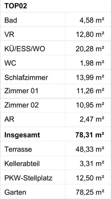 4-Zimmer-Wohnung kaufen in Graz – 78,3 m², € 493.353 – Bild 10 von 11
