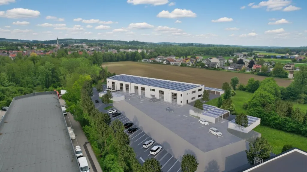 Betriebs-/Produktions- oder Lagerhallen mit Flächen von 59 - 175 m² im Gewerbepark Rüstorf / Schwanenstadt zu verkaufen / vermieten (Top 13c) - Ansicht 3