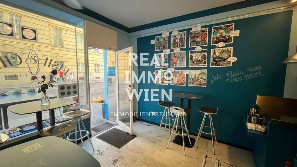 Best eingeführter Gastronomiebetrieb/Imbiss in TOPLAGE mit großem Lager (70 m²) ALLEINVERMITTLUNG !! - Ansicht 3