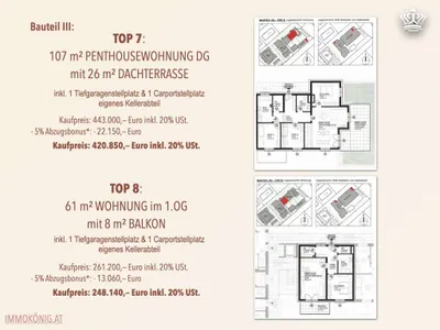 Wohnung kaufen in Amstetten – 106,2 m², € 396.910 – Bild 20 von 23