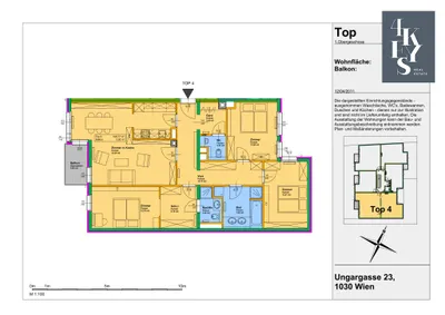 4-Zimmer-Wohnung mieten in Wien – 108,77 m², € 2.599 – Bild 15 von 15